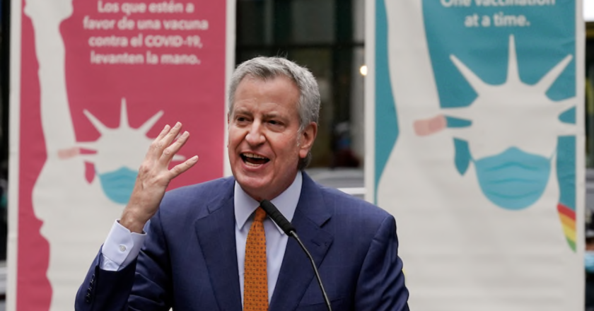 De Blasio Mandates Vaccines For All City Employees